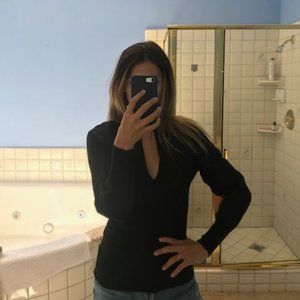 Black sweater, perfect for nights out (size small)